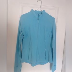 Lululemon Bright Blue Long Sleeved Zip-Up